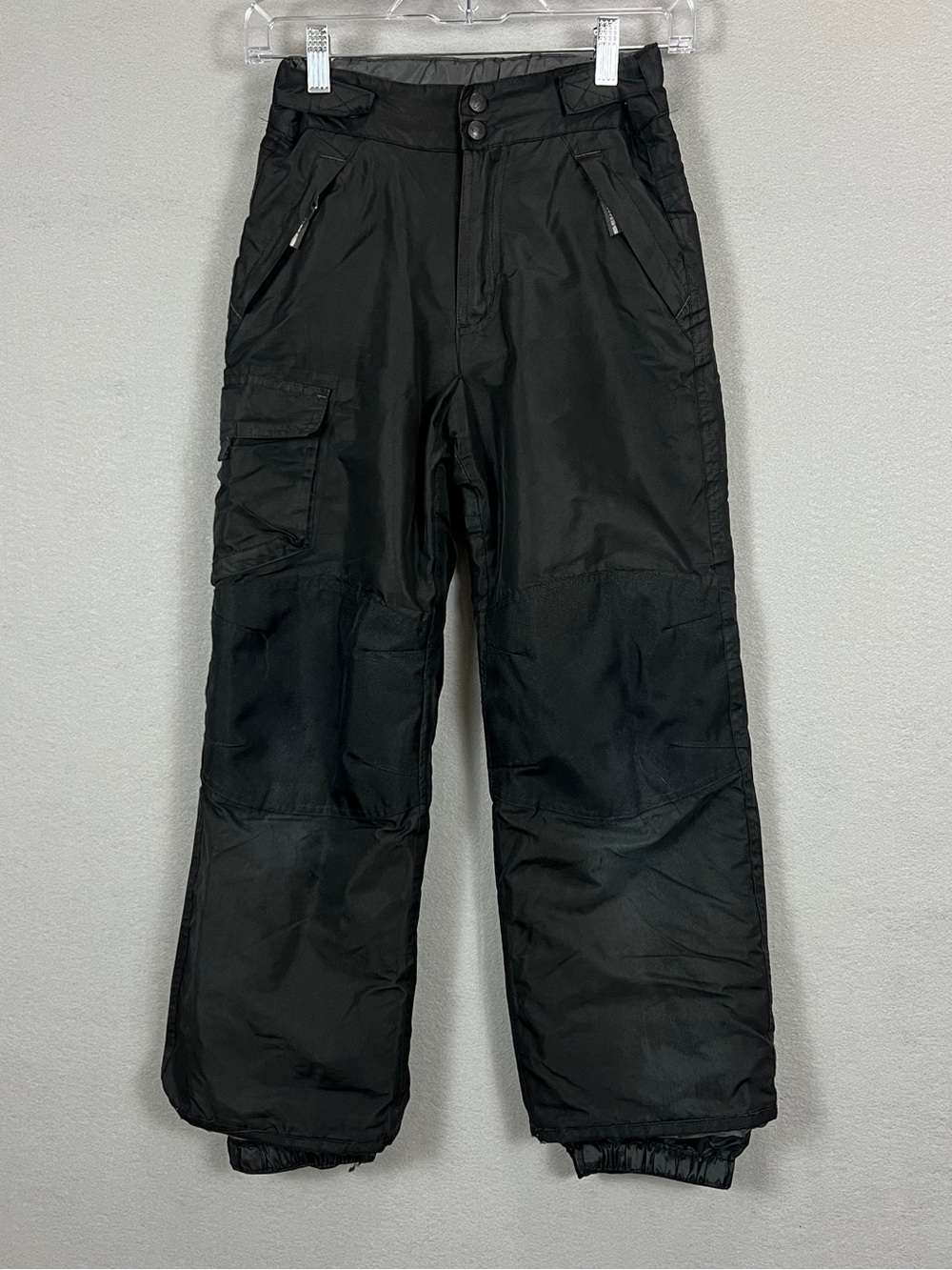 Champion Youth M 8-10 Black Insulated Snow Pants Ski Snowboard Cargo